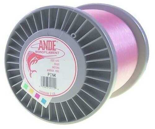 Ande Line Premium Mono <span style="font-weight:bolder; ">Pink</span> 80# 2Lb Spool Model: PP-2-80