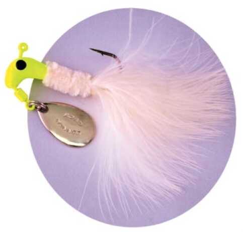 Blakemore Lure / Tru Turn Road Runner 1/16oz Marabou Chartreuse/White Per 12 1002-081