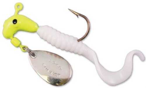 Blakemore Lure / Tru Turn Road Runner 1/16oz Curl Tail Chartreuse/White Per 12 1602-081