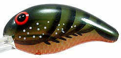 Bandit Lures DR 1/4-2" Green SPECKLED CRAW 2B51