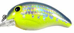 Bandit Lures Double Deep Diver 1/4 Chartreuse Fleck Md#: 300-D66