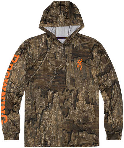 Browning Tech T-Shirt Rt-timber Ls Hooded Large