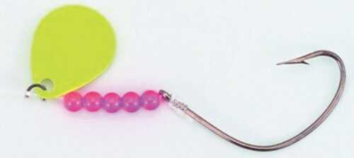 Bear Paw Tackle Spinner Snell Hook Yellow Wide Bend #2 Khale FYWB-2