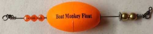Boat Monkey Float 2 1/2in Oval Orange BMO-02