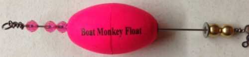 Boat Monkey Float 2 1/2in Oval Pink BMO-03