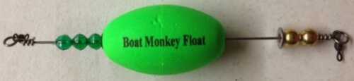 Boat Monkey Float 2 1/2in Oval Green BMO-04