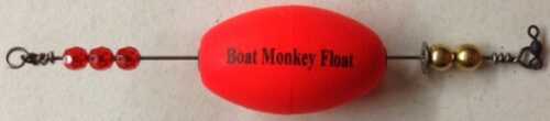 Boat Monkey Float 2 1/2in Oval Red BMO-05