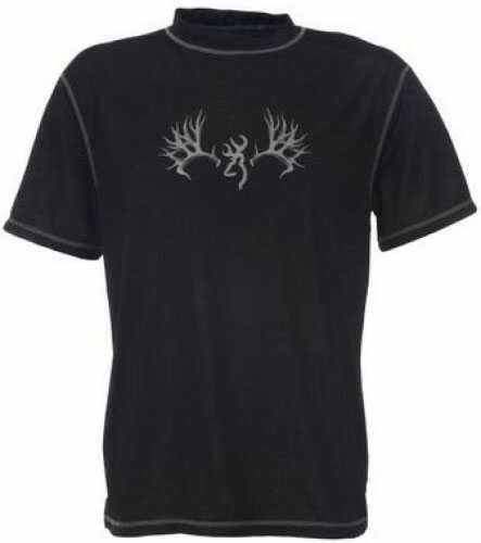 Signature Products Group SPG Apparel Browning Youth Tech Tee S/S Black Md#: BRI8405099L
