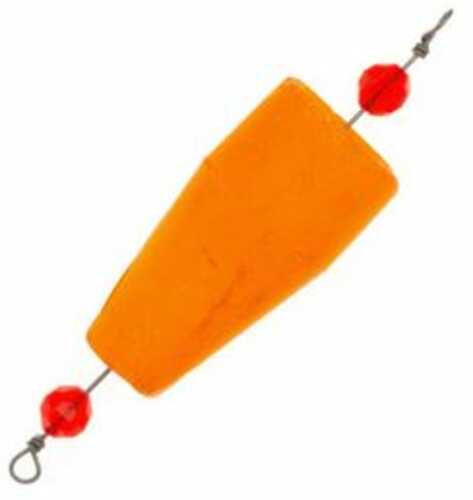 Comal Popping Rattle Cork Rig Weighted 4" Orange 12 Per Box Model: 85WRR-OR-4