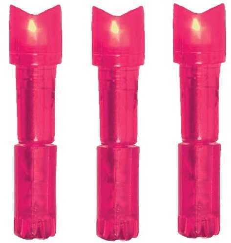 Carbon Express / Eastman Crossbow Nocks Lighted Pink 3 Pack Md: 58081