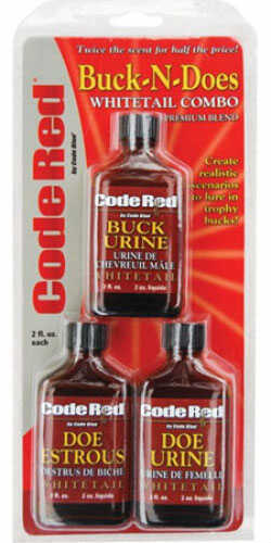 Code Blue / Knight and Hale Red Game Scent Triple Buck-N-Does Combo OA1175