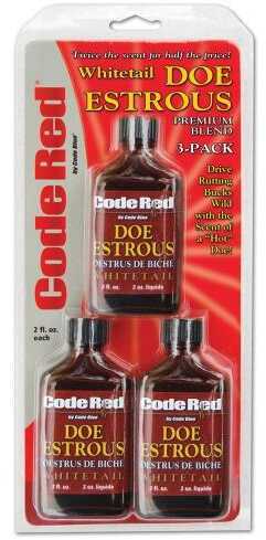 Code Blue / Knight and Hale Red Deer Lure Doe Estrus Triple Pack 2Fl Oz/Ea