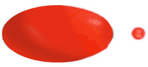 Comal Floats Oval Foam 2 1/2in Red 50 per bag OB250R