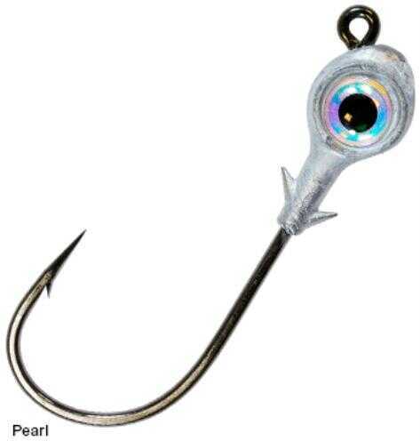 Click to see larger image. Z-Man / Chatterbait Redfish Eye Jighead 1/8 Ounce Pearl 3 Pack Md: REJH18-02PK3