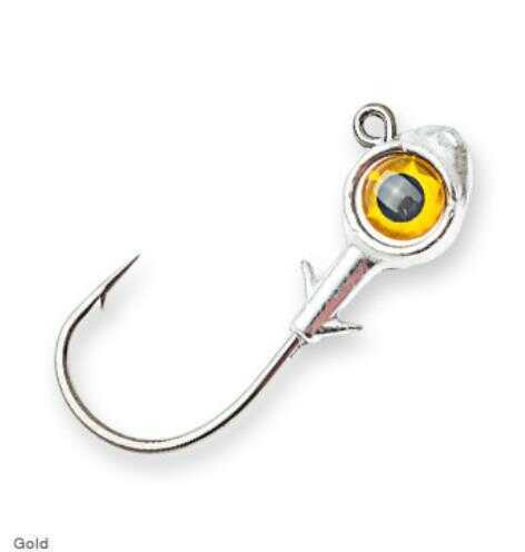 Z-Man / Chatterbait Trout Eye Jighead 1/4 Ounce 2/0 Hook Gold 3-Pack Md: TEJH14-04PK3