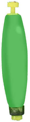 Comal Floats Weighted Snap Cigar 2in Green 3pk 12/Bag WCS200G-3-img-0