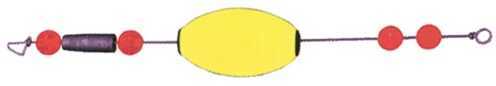 Comal Floats Weighted Oval Reddi-Ratt 2 1/2in Yellow 50 per bag WO250RY