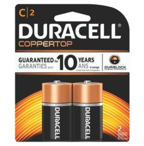 Duracell Alkaline Battery Coppertop C 2/Pk Model: 80216129