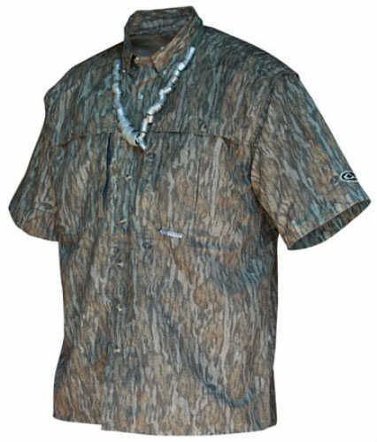 Drake Waterfowl Casual Shirt Bottomland Short Sleeve Size XL DW260BMLXL