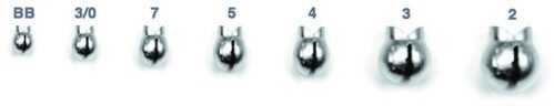 Eagle Claw Fishing Tackle Removable Split Shot sz 3/0 12/bx 02010-002
