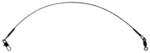 Eagle Claw Fishing Tackle Steel Leader 3pk 18in 45# Black 08012-010