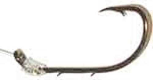 Eagle Claw Fishing Tackle Snelled Hook Bronze Baitholder 24/ctn 139-10