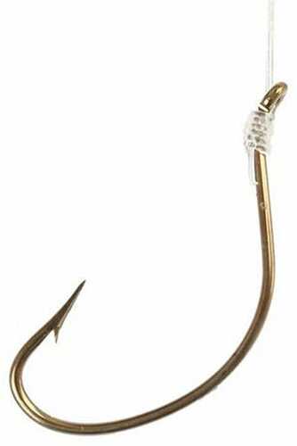 Eagle Claw Snelled Hook Bronze Khale 12 Per Carton Model: 147H-1