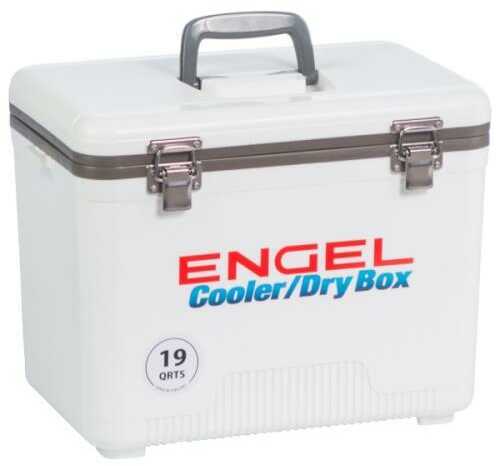 19 Quarts Cooler and Drybox in White