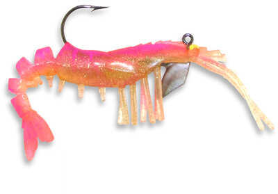 Egret Vudu Shrimp 2In 2Pk Pink Model: E-VS20-16-14