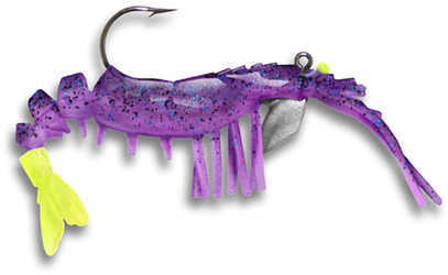 Egret Vudu Shrimp 2In 2Pk Lsu(Purple/Chart) Model: E-VS20-16-31