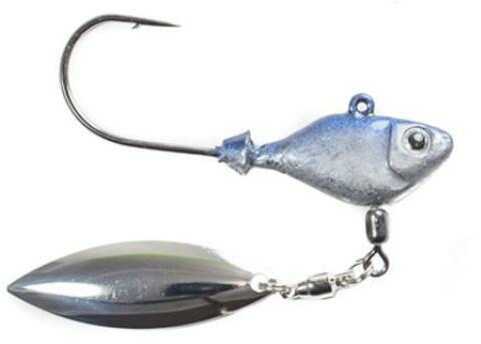 Fish Head Spin 1/4Oz 1Pk Aurora Blue Model: 1100305