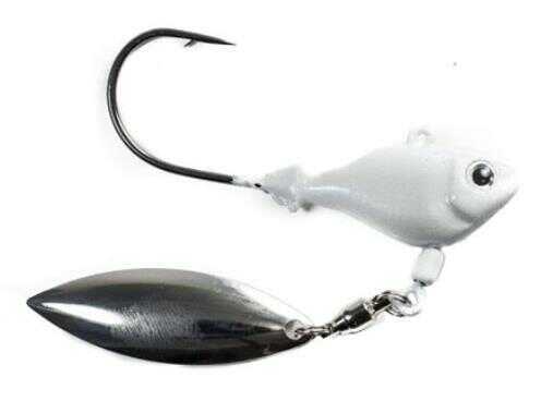 Fish Head Spin 3/8Oz 1Pk Pearl White Model: 1100806