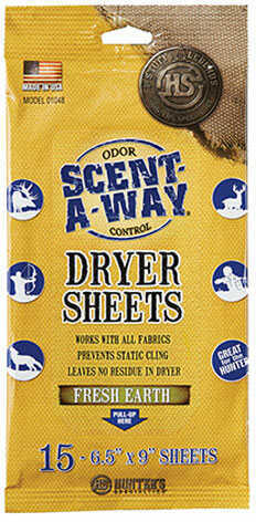 Hunter Specialties Hunters Scent-A-Way Killer Dryer Sheets 15 01048