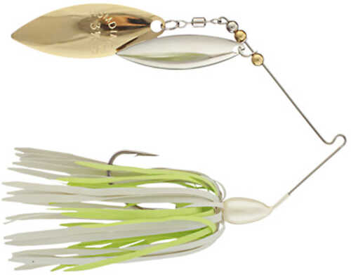 Humdinger Spinner Bait 1/4 Silver Willow Gold - Chartreuse/White Model: 04A