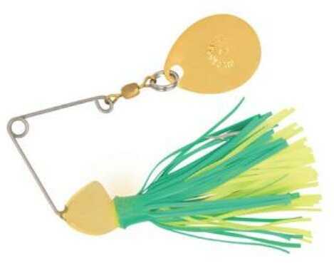 Yakima / Hildebrandt Spin Dandy 1/8 Ounce Gold Head With Blade Green &  Chartreuse Md: 0DANG-GRNCHR - 11149001
