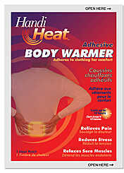 Heat Factory Body Warmer Adhesive Model: 3110
