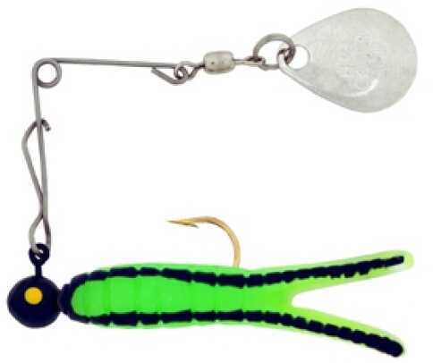 H&H Lure H&H King Spin-Nickel 1/4 12/cd Green/Black Str CKS-20