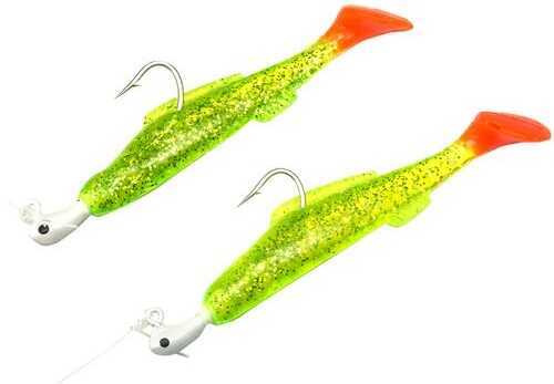 H&H Lure H&H Double Rig Cocahoe 1/4 12pk Chat Glt/ft ICMDR-20-20