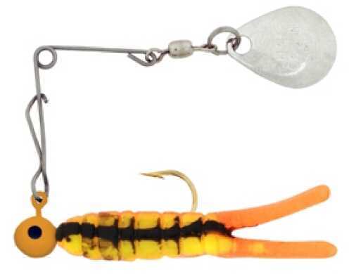 H&H Lure H&H Tiny Spin-Nickel 1/32 12/cd Fire Orange Craw CTS-32