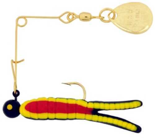 H&H Lure H&H Tiny Spin-<span style="font-weight:bolder; ">Gold</span> 1/32 12/cd Black/Yellow/Red CTSG-31