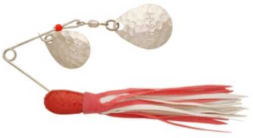 H&H Lure H&H Double Spinner 3/8 6pk Red-Red/White HHDS-05