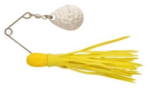 H&H Lure H&H Double Spinner 3/8 6pk Yel-Yellow HHDS-06