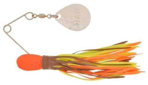 H&H Lure H&H Double Spinner 3/8 6pk Orange-Brn/Chartreuse/Orange HHDS-47