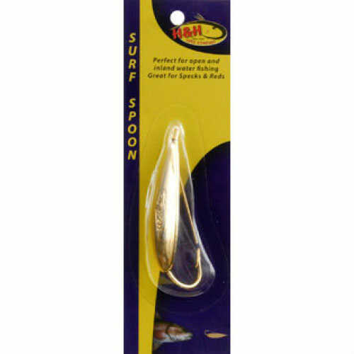 H&H Lure H&H Surf Spoon-Weedless 1/2 Gold Md#: HHSS12-02