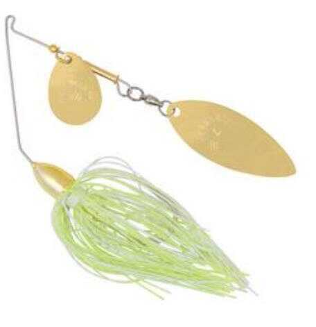 Yakima / Hildebrandt Okeechobee Special 1/2 Ounce Chartreuse & White With Gold Blade Md: HPRO6G-CHWH