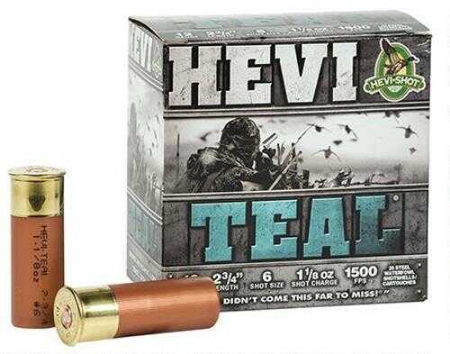 12 Gauge 25 Rounds Ammunition Hevi-Shot-Environ Metal 3" 1 1/4 oz Lead #5