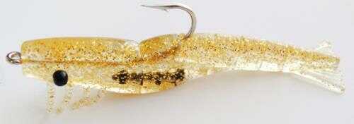 H&H Lure H&H Tko Shrimp 1/4Oz 3Pk Clear/Gold Glitter Model: TKO143-180