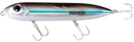 Pradco Lures Heddon Saltwater Super Spook 5in 1 Oz Silver Mullet XSW9256438