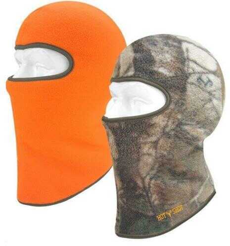Hot Shot Fleece Face Mask Blaze Orange/Rtxt Camo 1-Size Model: 14-243C