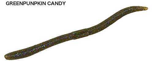 Shimano Jackall Flick Shake Worm 4 7/8in 8pk Green Pump Candy JFLSK48-GPC